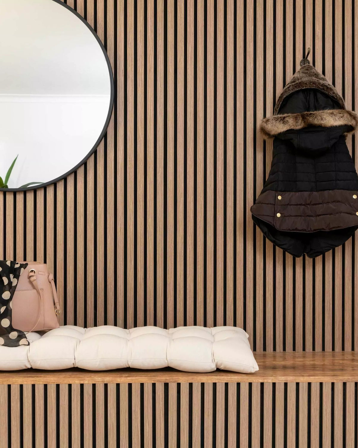 Medium Oak Acoustic Wall Panel