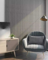 Light Grey Oak Acoustic Wall Panel