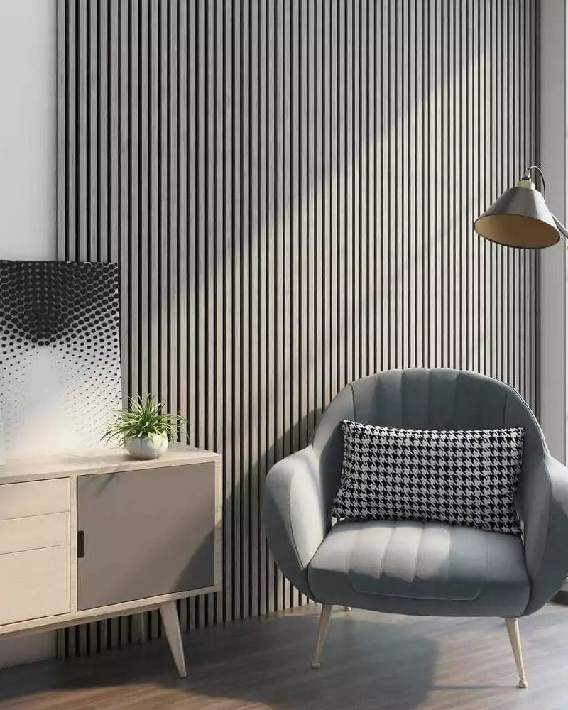 Light Grey Oak Acoustic Wall Panel