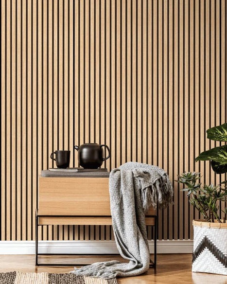 Sample Light Oak Acoustic Wall Panel