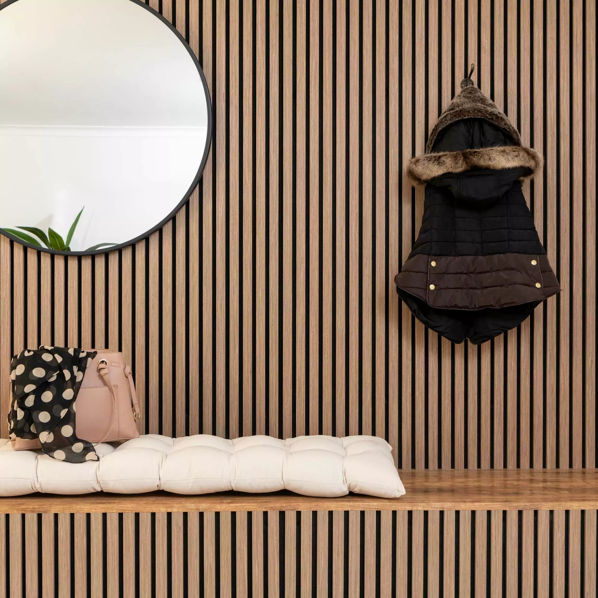 Medium Oak Acoustic Wall Panel