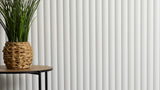 Large Ribbed MDF Panel