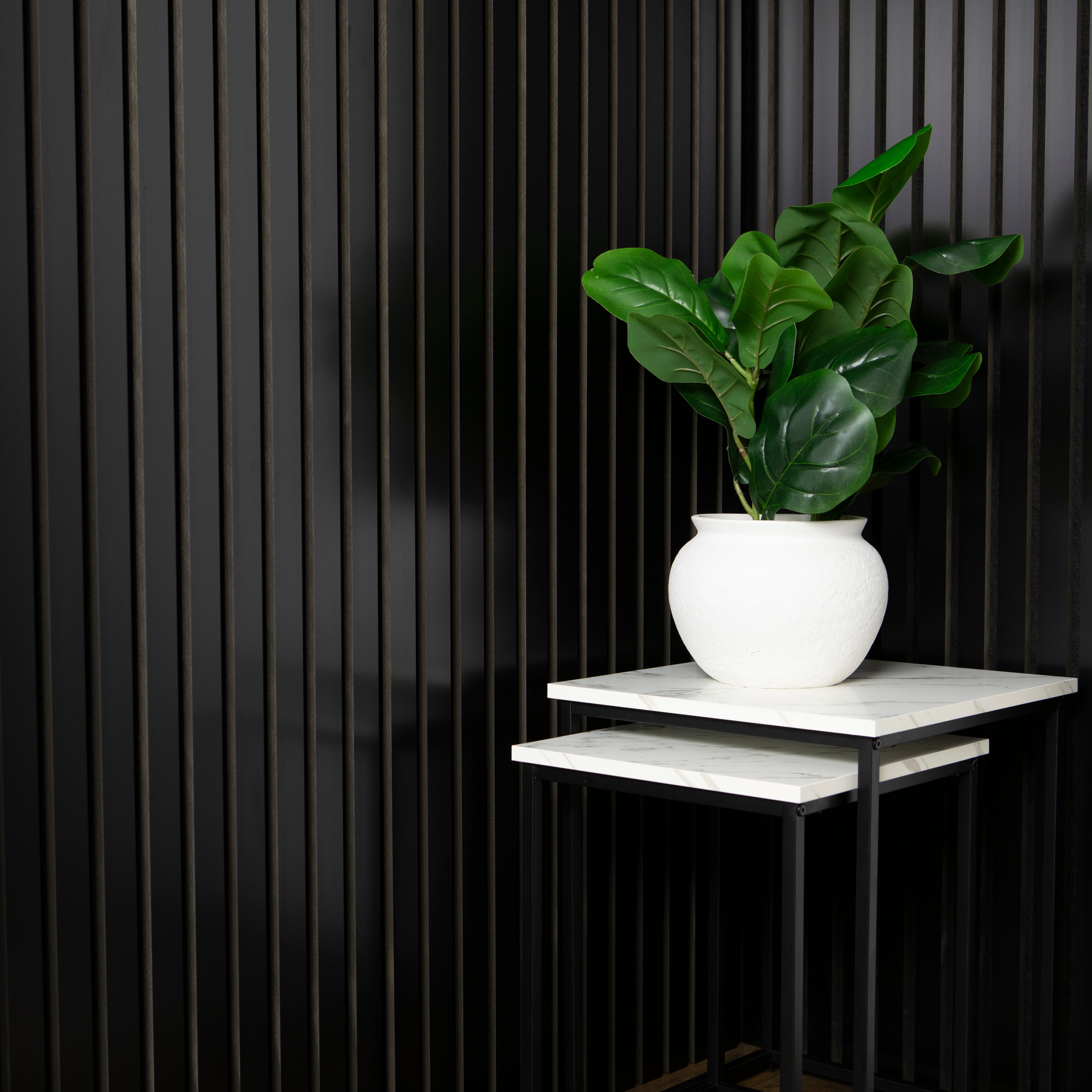 Sample Charcoal Black Acoustic Wall Panel