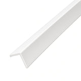 Brilliant White corner and top trim for acoustic slat panels