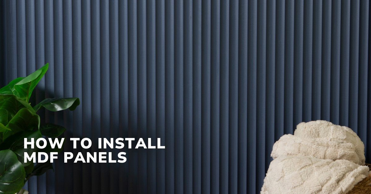How to Install our MDF Wall Panels