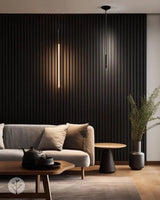 Sample Matte Black Acoustic Wall Panel