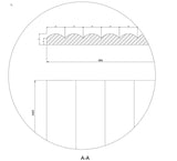 Medium Ribbed MDF Panel