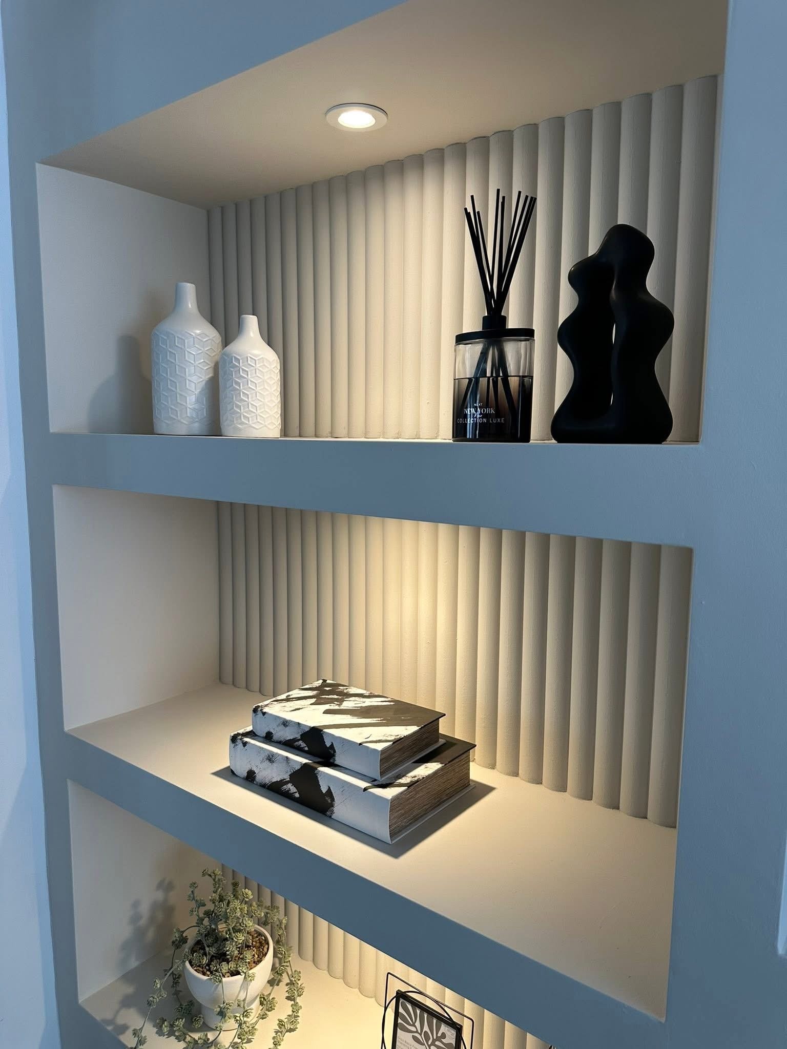 Large Ribbed MDF Panel