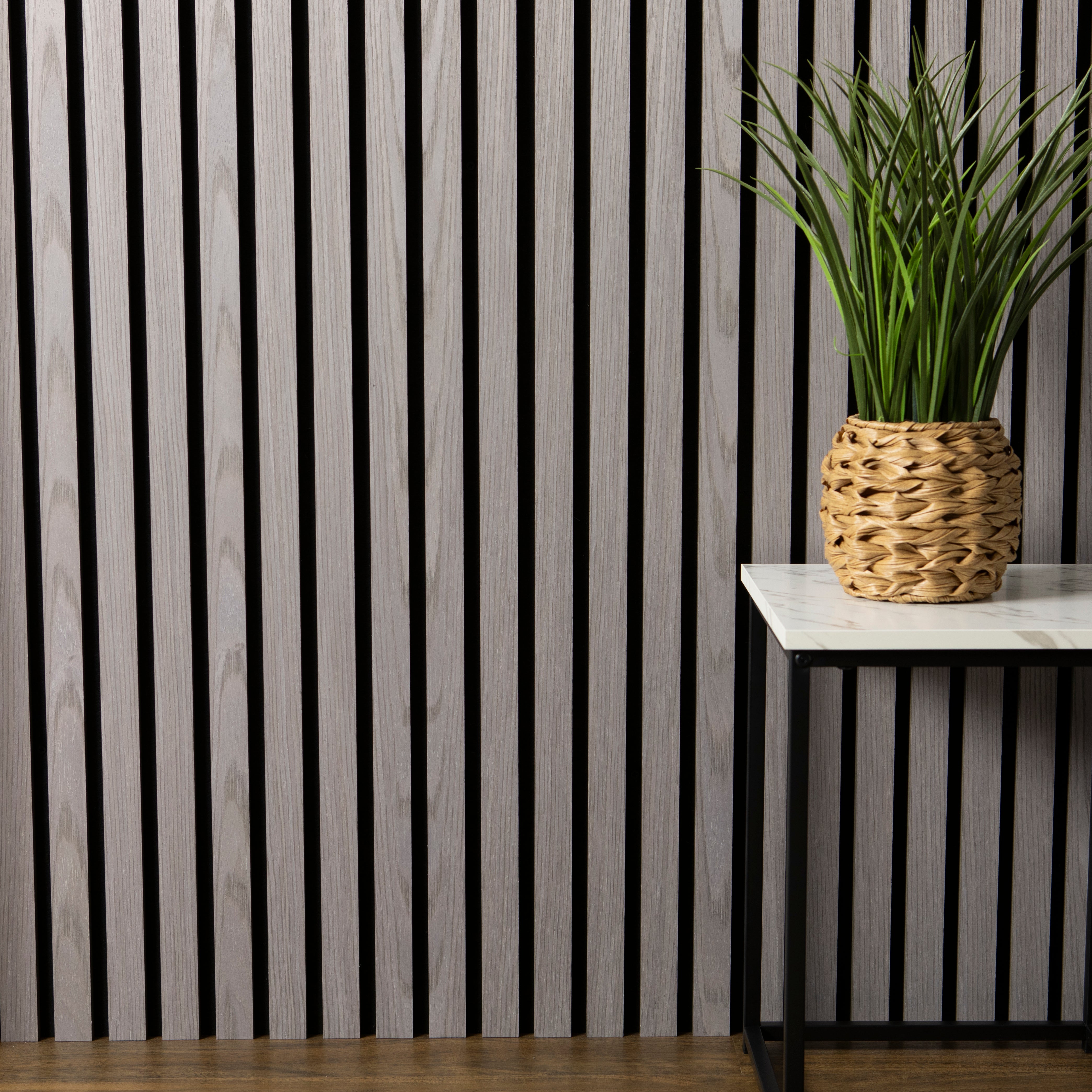 Light Grey Oak Acoustic Wall Panel