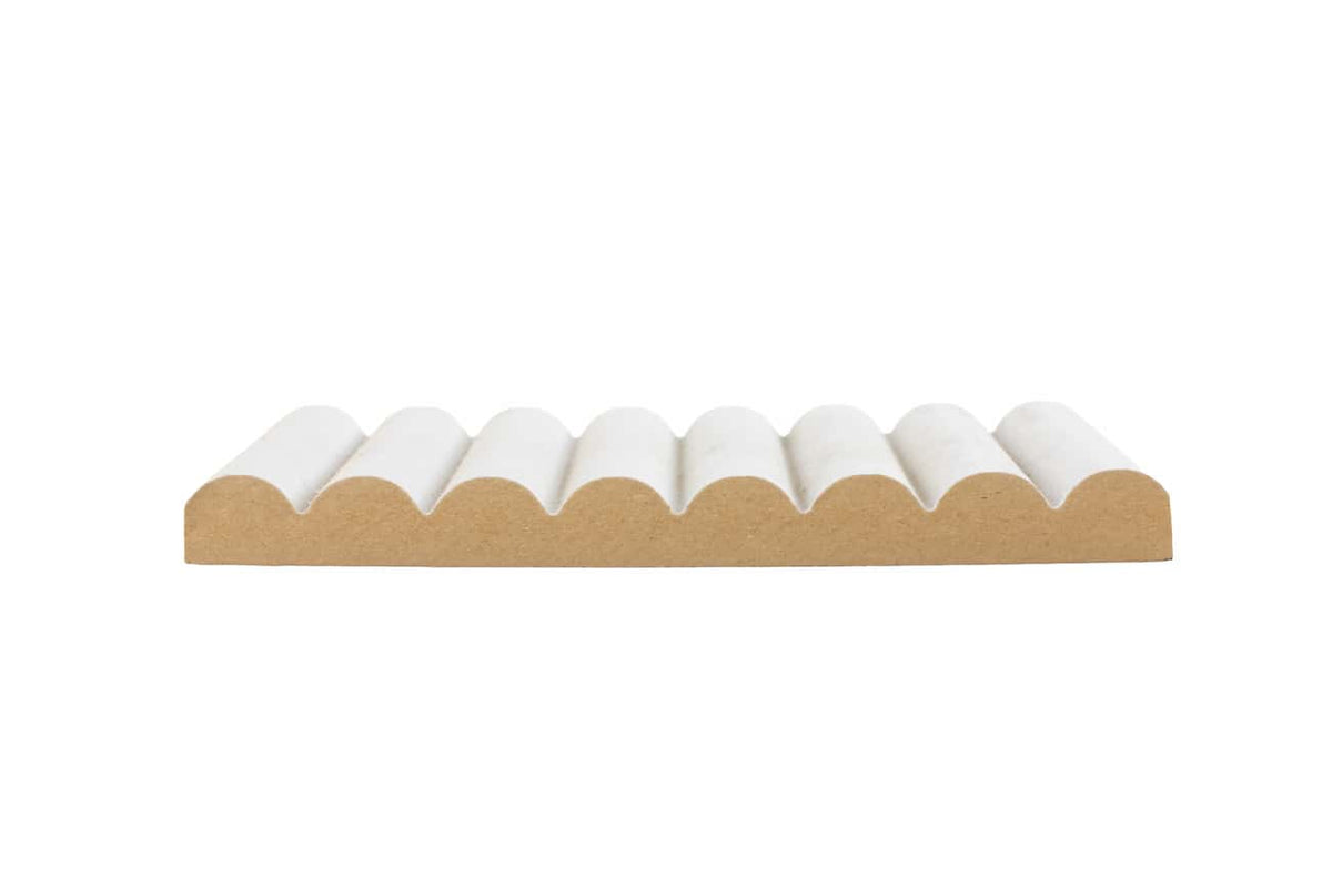 Mini Panel Rip Mini Ribbed MDF Wall Panels – Pre-Primed | 2400mm x 600mm x 15mm E0 MDF ...