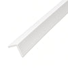 Brilliant White corner and top trim for acoustic slat panels