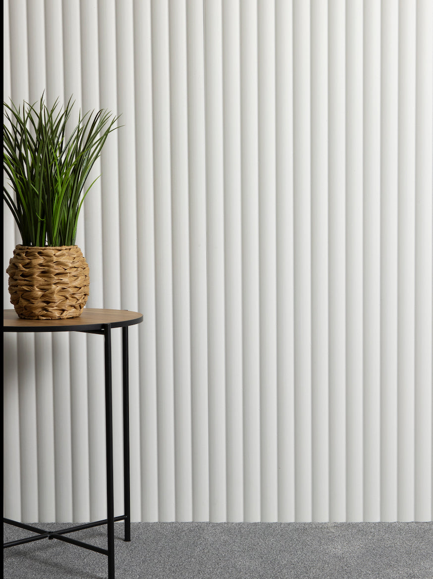 Large Ribbed MDF Wall Panels – Pre-Primed |2400mm x 600mm x 15mm E0 MDF ...